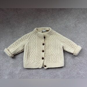 Toddler Vintage Wool Sweater Handmade 100% Wool
